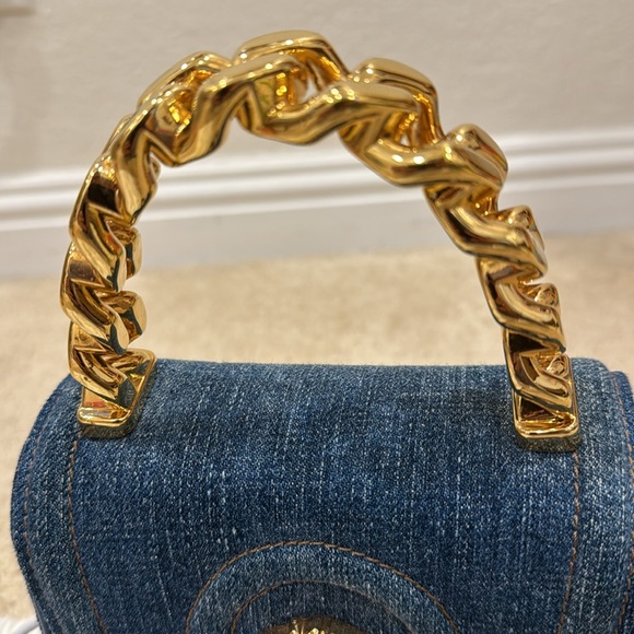 Versace La Medusa Mini Bag 'Navy Blue/Gold' - Picture 4 of 6